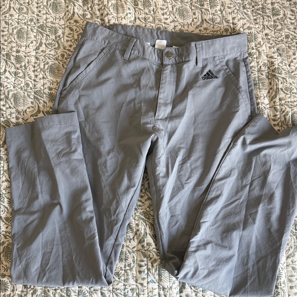 adidas Men's Gray Performance Chinos